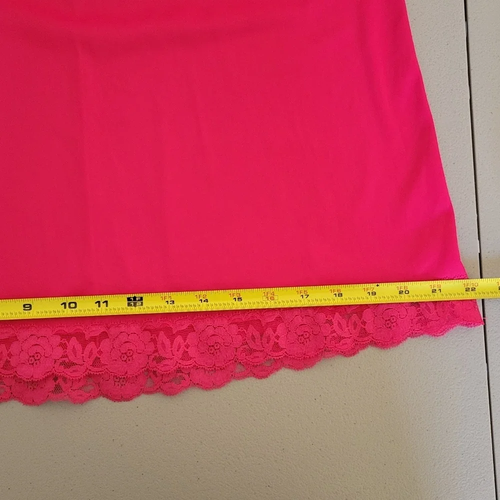 Vintage Gossard Artemis Pink Slip Dress Lace Trim Bust Size‎ 34 Small